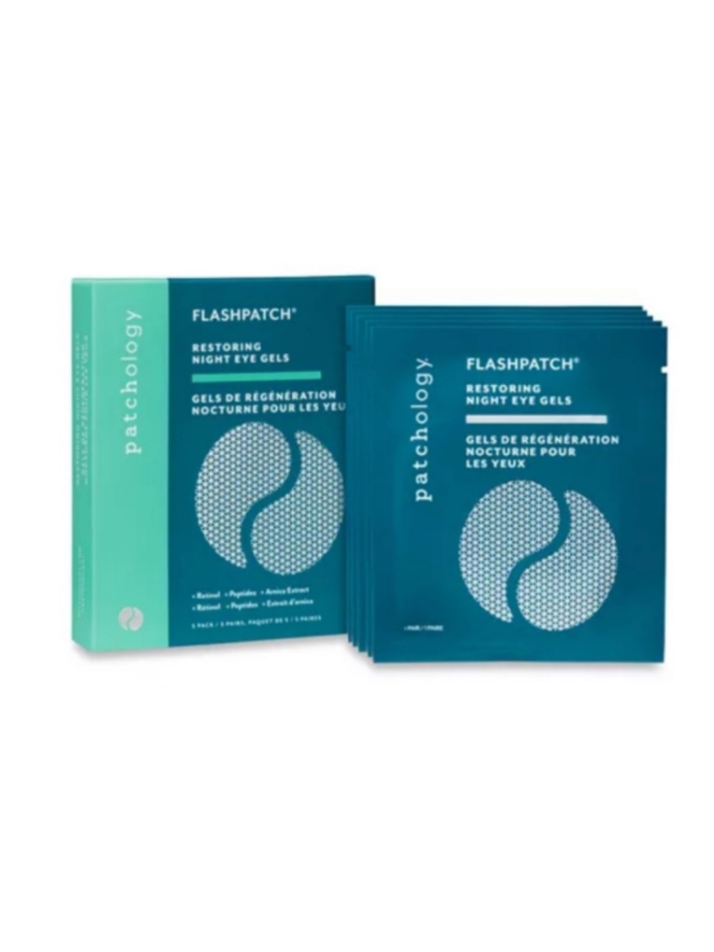 Patchology FlashPatch Restoring Night Eye Gel Patches - 5 Pack (5 Pairs)
